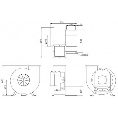 Adamik Medienos dulkių ir drožlių ištraukimo ventiliatorius VAN403 1