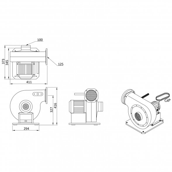 Adamik VAN100 Fan-Blower 1