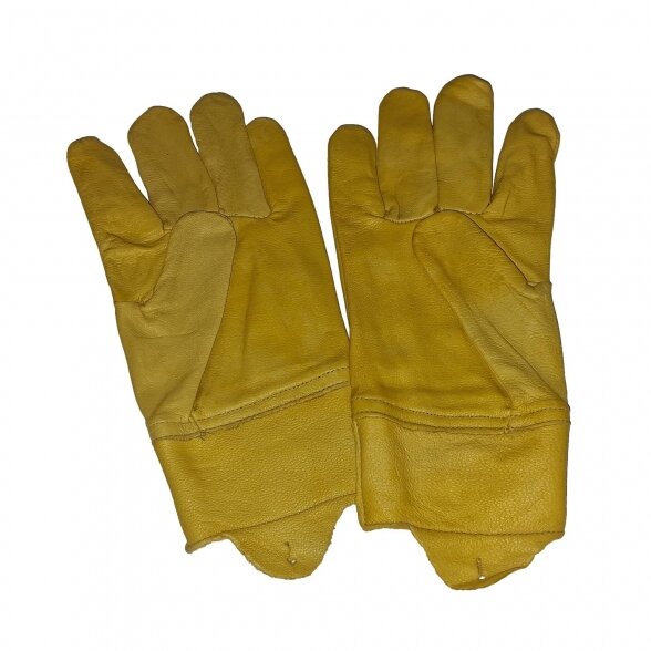 Holzmint Genuine leather gloves for mechanical work 1