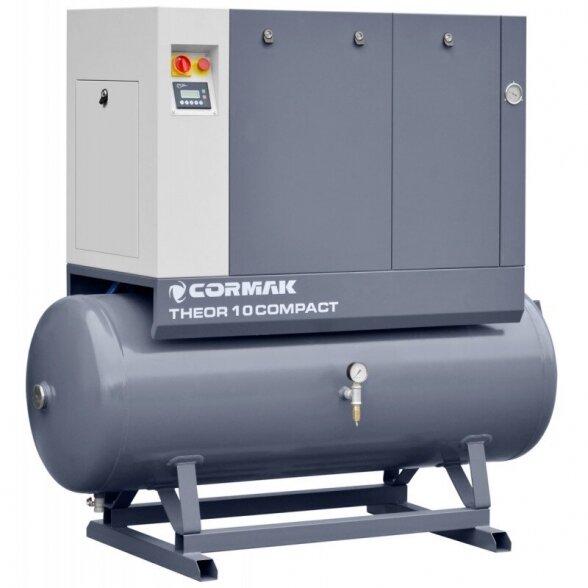 Cormak THEOR 10 COMPACT screw compressor + N10S air-dryer + 500L Container