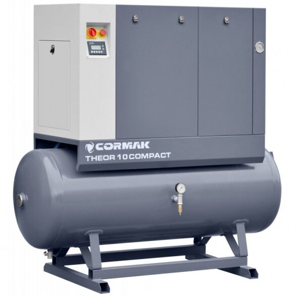 Cormak THEOR 10 COMPACT screw compressor + N10S air-dryer + 270L Container