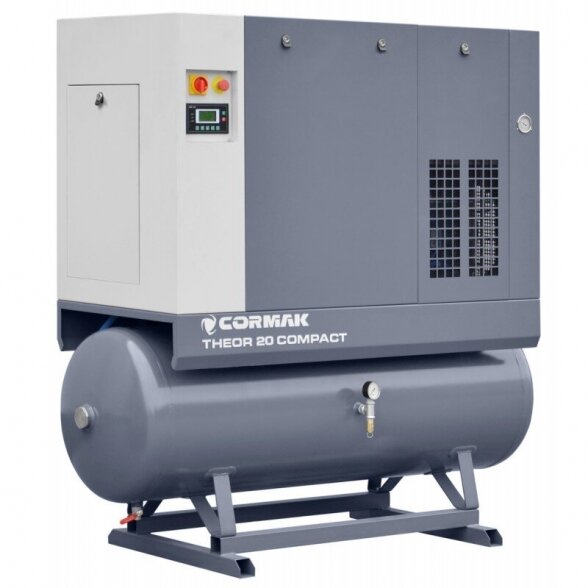 Cormak THEOR 20 COMPACT screw compressor + N20S air-dryer + 500L Container