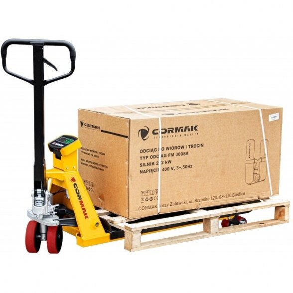 Cormak SP2500 SUPER 2,5T Pallet Jack with Electronic Scale 1