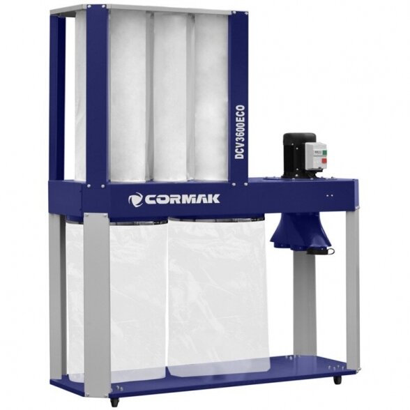 Cormak DCV3600 Eco Dust and Fume Collector and Extractor 3600 m3/h Industrial