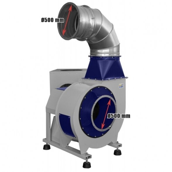 Cormak Industrial wood dust and chip collector and extractor with vibration mechanism DC43500 5