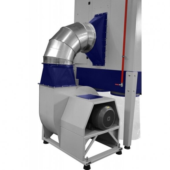 Cormak Industrial wood dust and chip collector and extractor with vibration mechanism DC43500 1