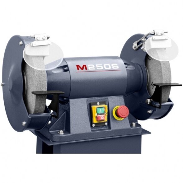 Cormak M 250 S industrial double-disc bench grinder with a base 5