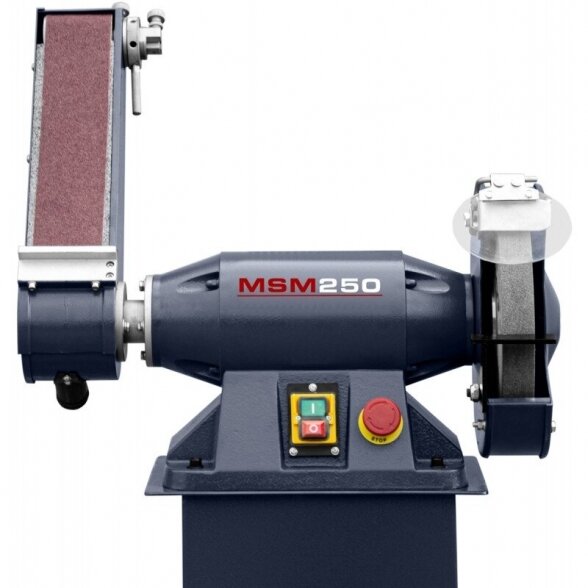 Cormak MSM 250 industrial double-disc bench grinder with a base 6