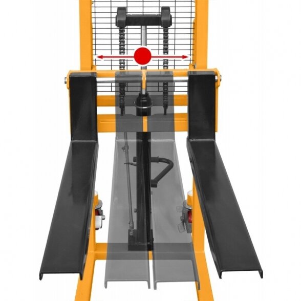 Cormak Šakinis padėklų keltuvas su slankiojamomis šakėmis P716 1600mm 700 kg 3