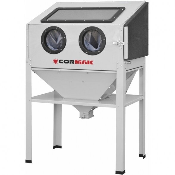 Cormak Sandblasting cabin 200 liters Side door