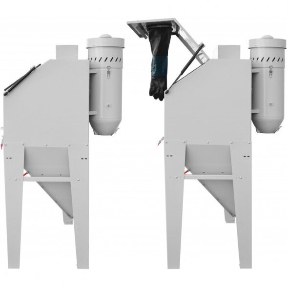 Cormak Smėliavimo kabina 420 litrų Priekinės durys 3